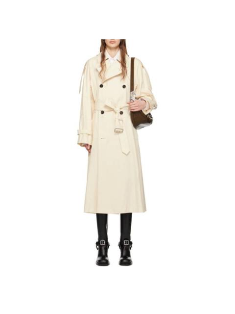 Burberry Burberry Belted Cotton-Gabardine Trench Coat