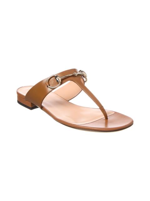GUCCI Gucci Horsebit Leather Sandal