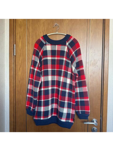 Louis Vuitton Louis Vuitton Red Blue Plaid Sweater
