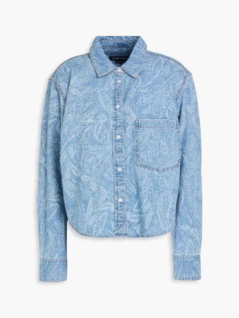 VERONICA BEARD Aderes paisley-print denim shirt