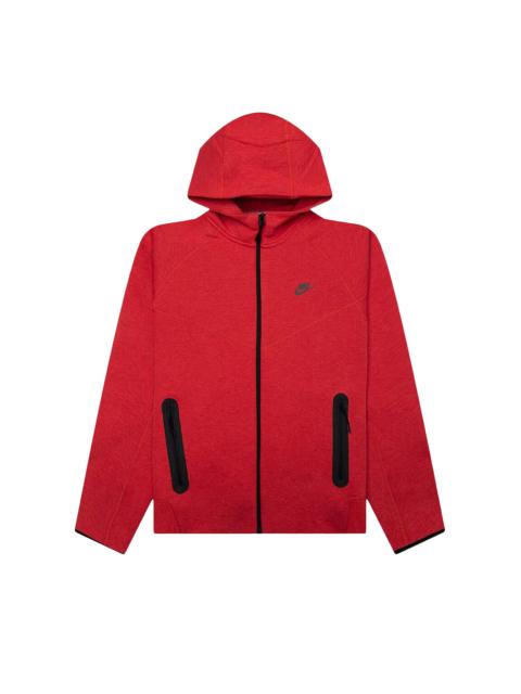 Nike Nike Sportswear Tech Fleece Windrunner Hoodie 'Light University Red Heather/Black'