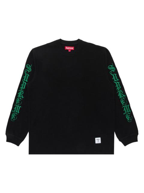 Supreme Supreme Old English Long-Sleeve Top 'Black'