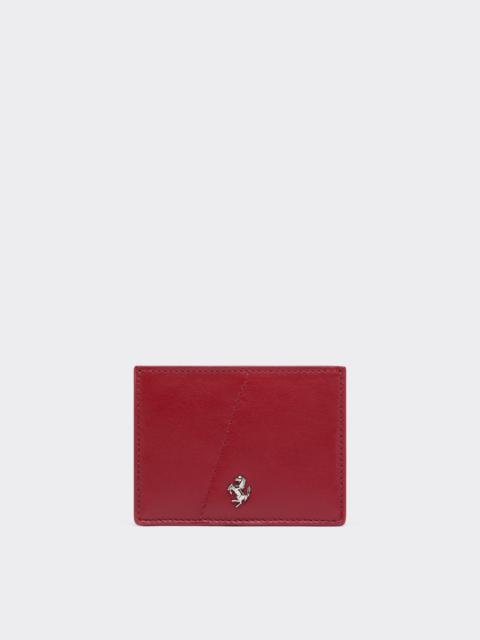 Ferrari Smooth leather card holder