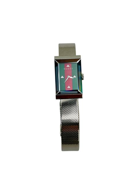 GUCCI Gucci G-Frame Rectangular Stainless Steel Dial Watch