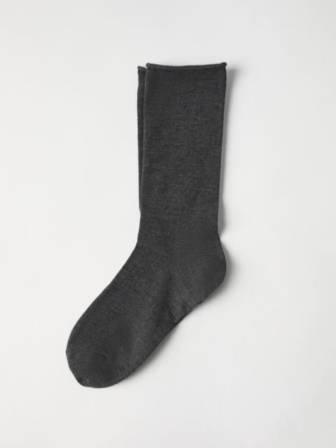 Brunello Cucinelli Stretch cashmere knit socks