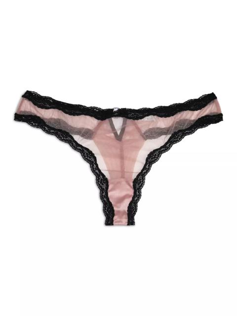 Fleur du Mal Sheer Tulle Thong