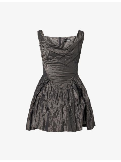 Vivienne Westwood Sunday Corset Woven Mini Dress