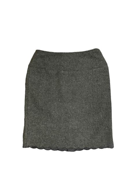 Other Designers Vintage - Vintage DKNY Wool Skrit Size 2 Grey Colour