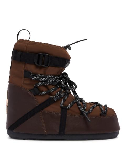 Moncler Grenoble Moon Boot x Moncler Grenoble Brown Icon Low Snow Boots