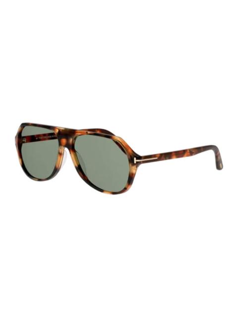 TOM FORD Tom Ford Men's Black Aviator Sunglasses FT0934 53N