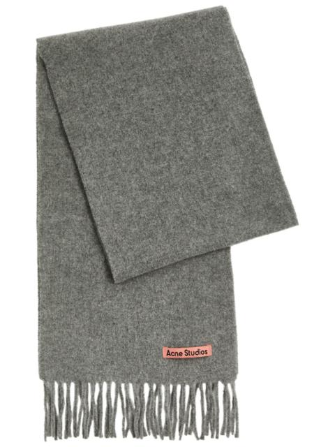 Acne Studios Logo Wool Scarf