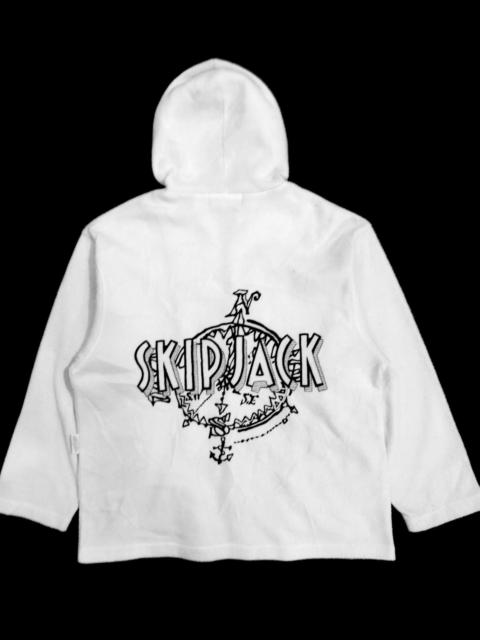 Other Designers Designer Collection - RARE! VTG SKIP JACK JAPANESE BRAND SPELL OUT HOODIE FLEECE