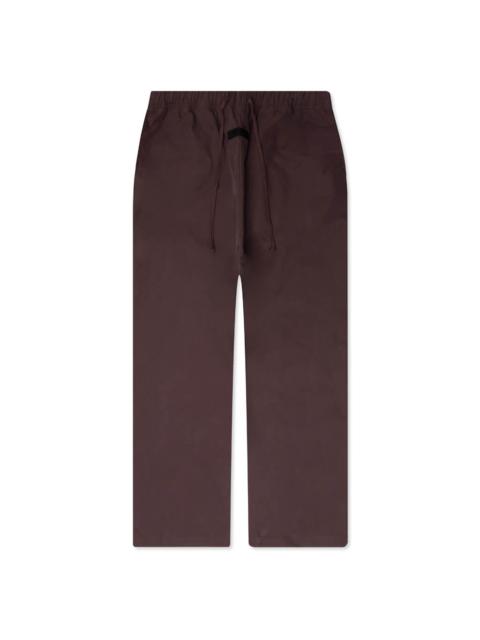 ESSENTIALS WOMEN'S RELAXED TROUSER - PLUM