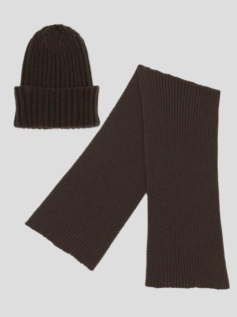BASERANGE Pack - Mea Beanie & Scarf - Recycled Wool Rib