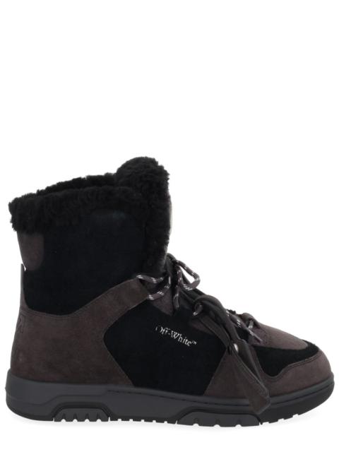 Off-White ANTHRACITE LEATHER WINTER BOOT