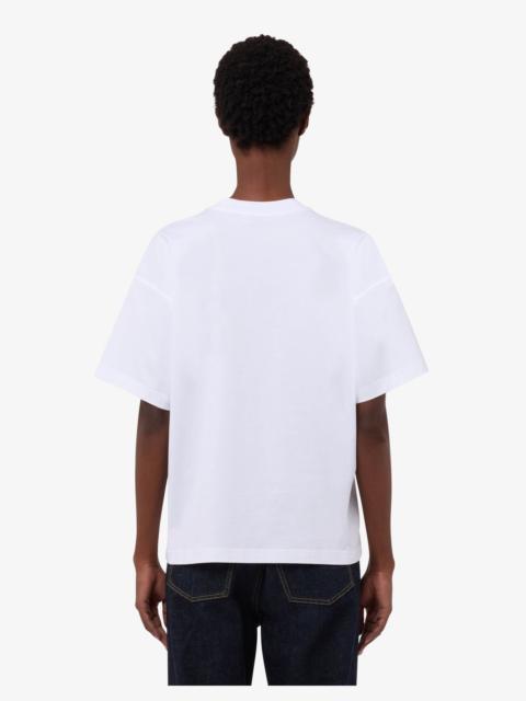 Moschino PRINTED ORGANIC COTTON JERSEY T-SHIRT