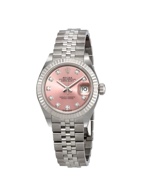 ROLEX Rolex Lady Datejust Automatic Pink Diamond Dial Ladies Jubilee Watch 279174PDJ