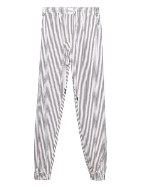 THE ATTICO striped drawstring long pant