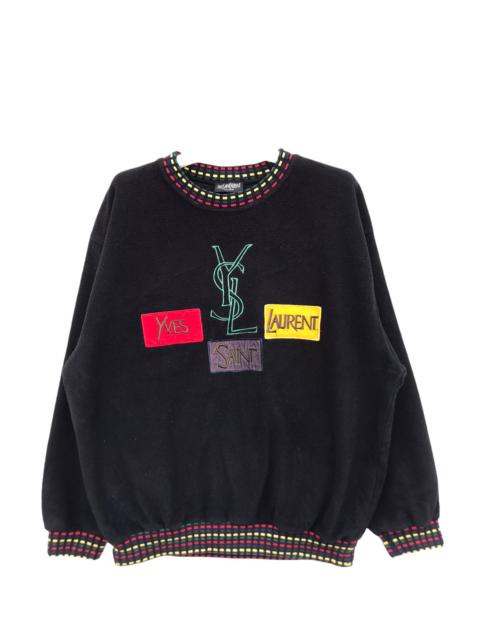 Other Designers Vintage - Yves Saint Laurent Spellout Biglogo Sweatshirt
