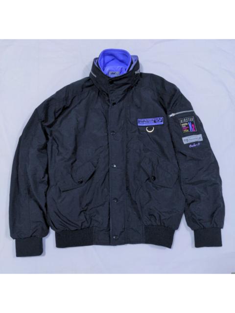 Other Designers Vintage 90s Asics PAW Quilted Bomber Jacket Windbreaker