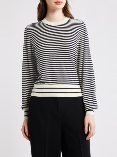 FRAME FRAME The Stripe Sweater in Cream Multi at Nordstrom