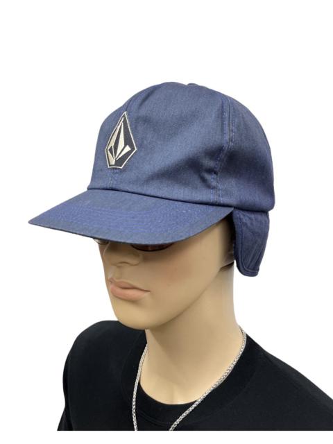 Other Designers 🔥90’s VOLCOM Skateboard Winter Half Ear Flap Full Cap USA
