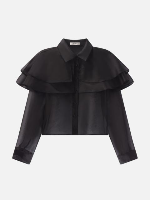 FRAME The Organza Cape Top