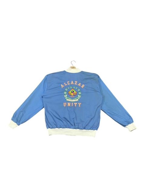 Other Designers Vintage 80s Pattaya City Reversible Varsity Jacket