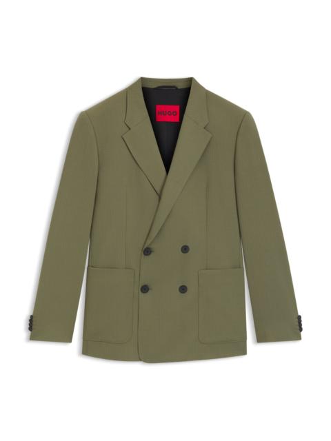 HUGO SLIM-FIT JACKET IN STRETCH RIPSTOP