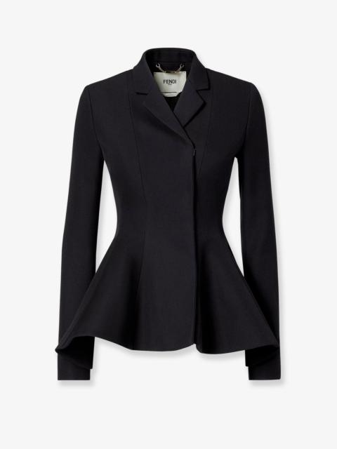 FENDI Fendi Grain De Poudre Wool Blazer