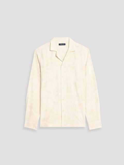 FRESCOBOL CARIOCA Safra cotton-blend jacquard shirt