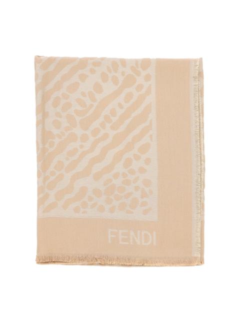 FENDI ANIMAL SCARF