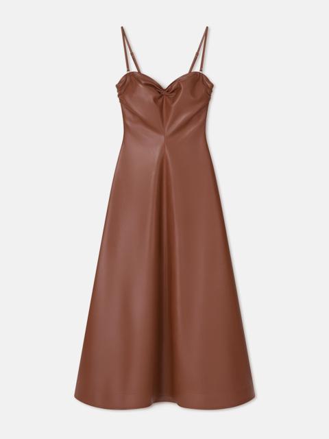 Nanushka Okobor™ Alt-Leather Midi Dress