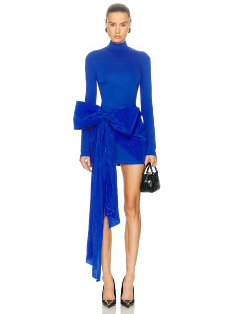 David Koma Long Sleeve Mini Dress