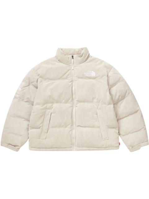 Supreme Supreme The North Face Suede Nuptse Jacket Stone