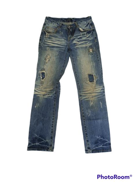 Other Designers Le Grande Bleu (L.G.B.) - Aegnoir Japanese Brand Distressed Jeans