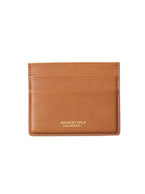 Other Designers Rockertype Luxury Cardholder Italian Leather Tan