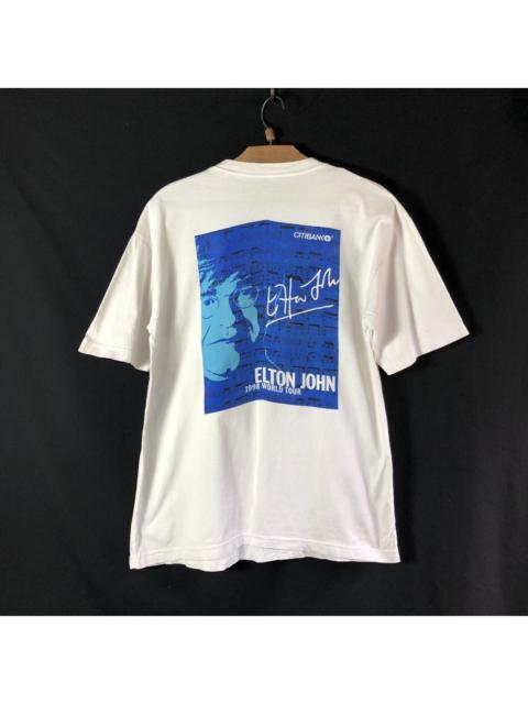 Other Designers Vintage 90s Elton John World Tour Citybank Promo Tshirt