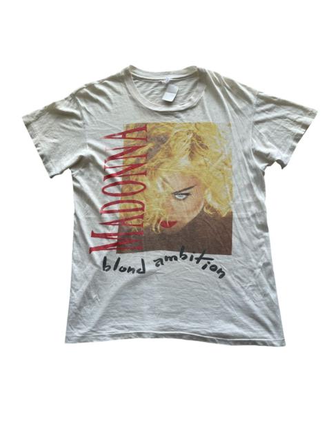 Vintage Distressed Madonna Blood Ambition Tour Tee