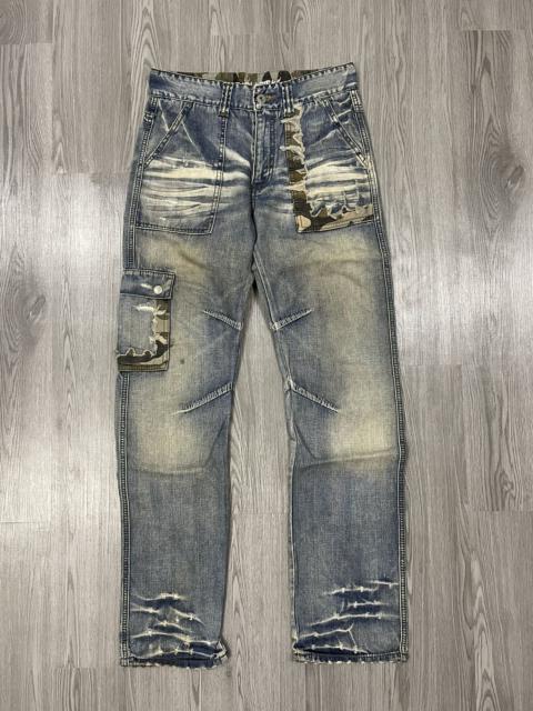 Other Designers Distressed Denim - Steals🔥Twenty Works Japan utility side pocket denim