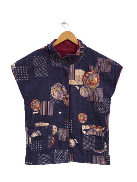 Other Designers Handmade - Vintage Japanese Handmade Sleeveless Jacket Kapital Style