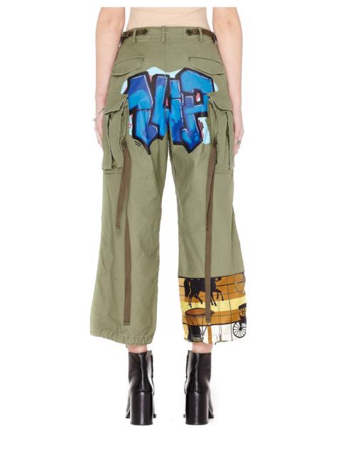 Comme Des Garçons Comme des Garcons SS17 Studded Cargo Graffiti Pants