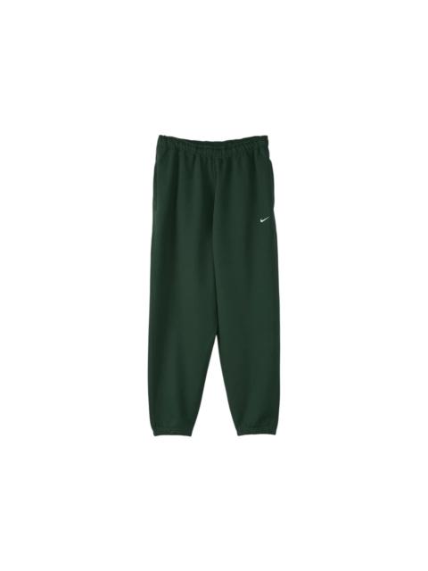 Nike Nike Solo Swoosh Fleece Pant Fir/White