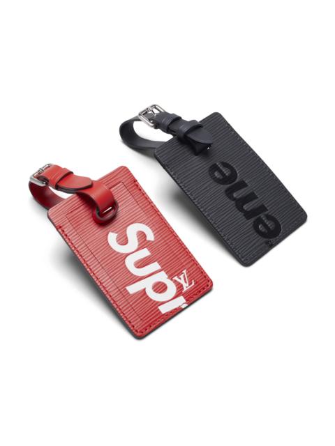 Louis Vuitton Louis Vuitton x Supreme Luggage Tag Set Epi Black/Red