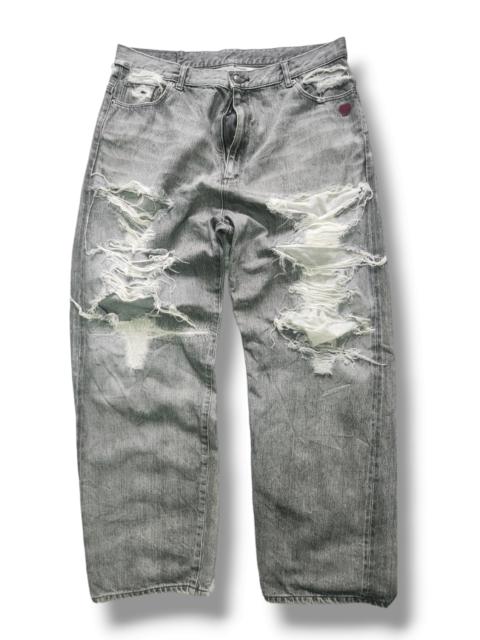 WTAPS WTAPS Dirty Trouser Denim Distressed Redline Selvedge Jeans