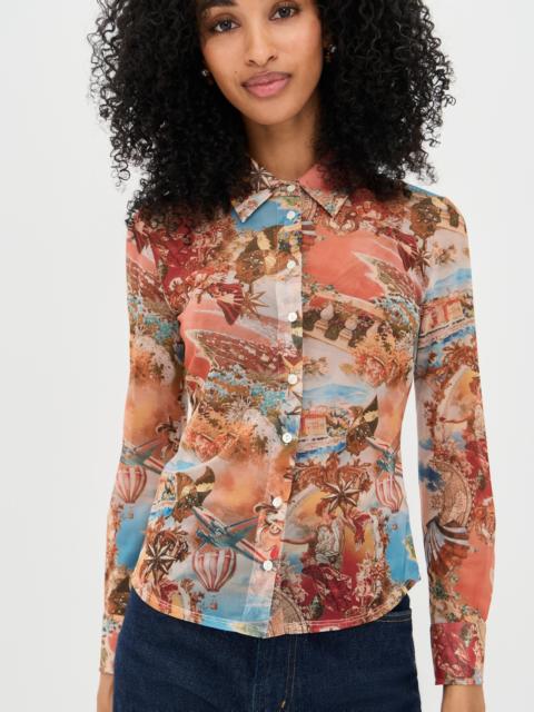 L'AGENCE Indiana Fitted Blouse