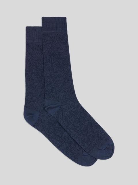 Etro PAISLEY COTTON JACQUARD SOCKS