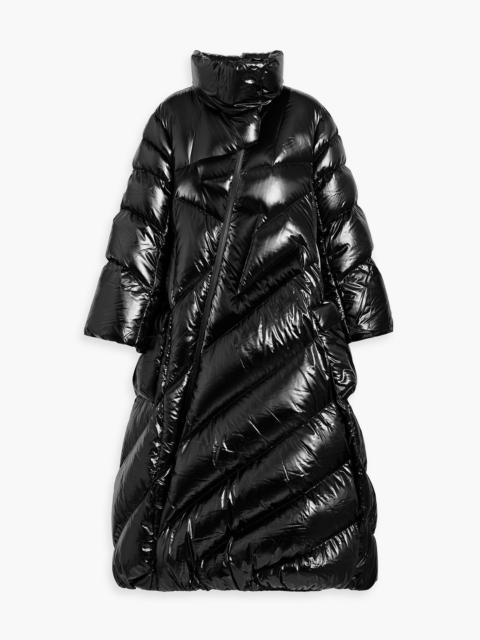 PERFECT MOMENT Ariel quilted glossed down coat