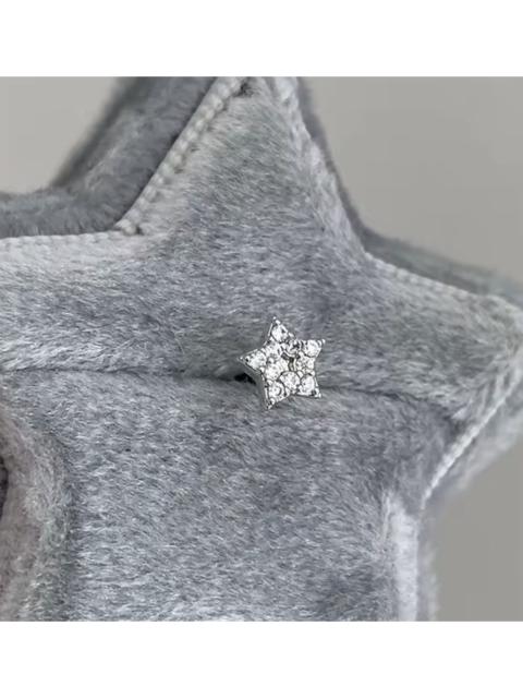 Other Designers Other - CZ Star Stud Earrings for Men Women Hip Hop Unisex Earrings