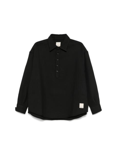 long-sleeve polo shirt